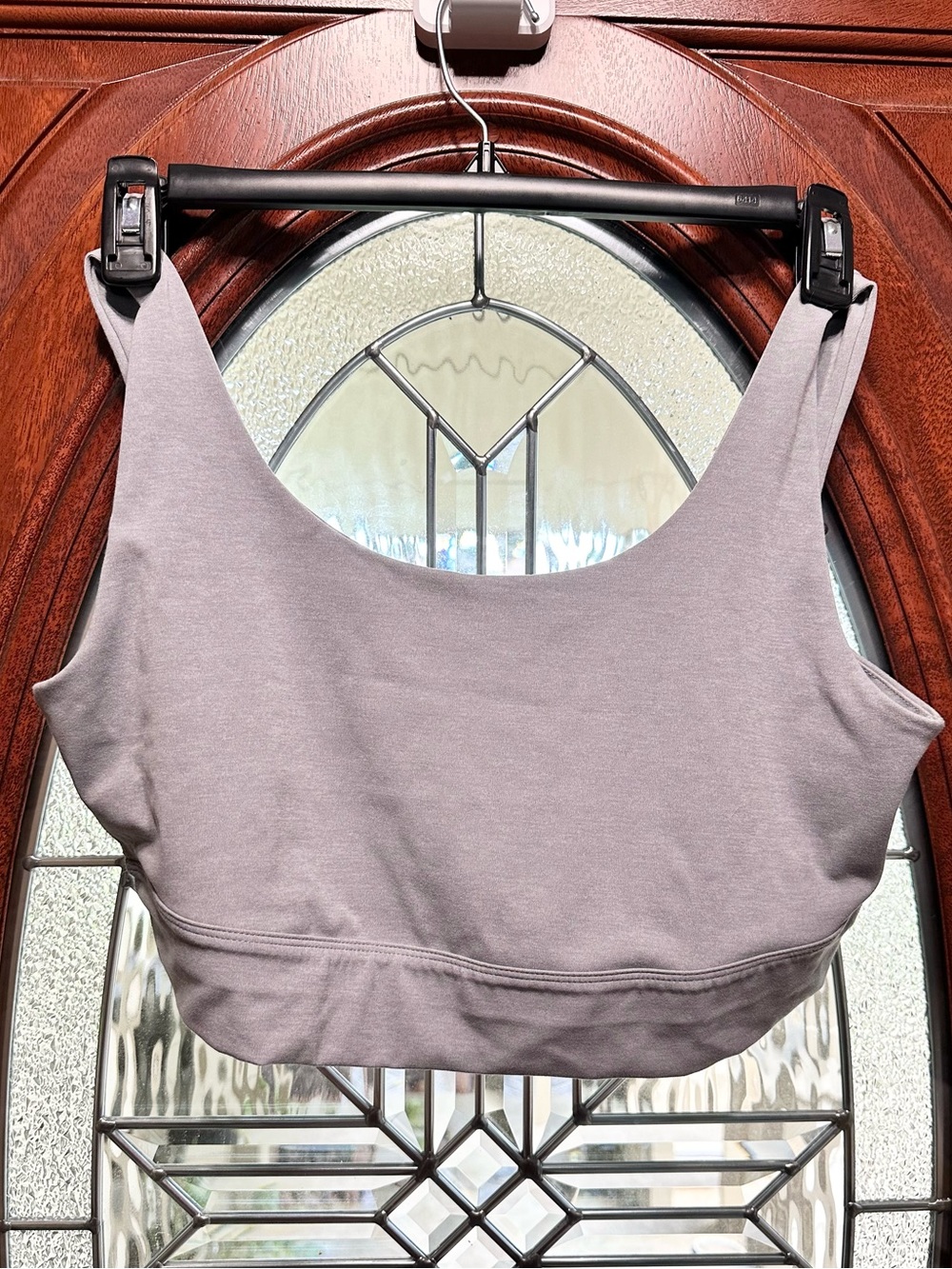 Nike Yoga Dri-Fit Sports Bra - Light Gray